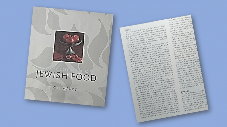 A great Jewish food book: Encyclopedia of Jewish Food by Gil Marks