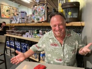 Joel Haber at The Press, in Cape Town. Photo by Dom Herman